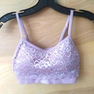 Laura Ashley bra lingerie pink size medium